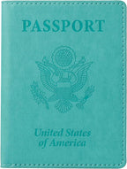 TIGARI Passport Holder for Travel Women Men, PU Leather Passport Wallet Cover by TIGARI