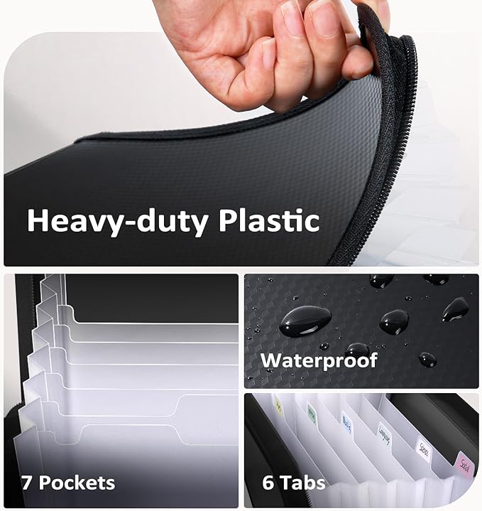 Sooez Accordion File Organizer - Image 4
