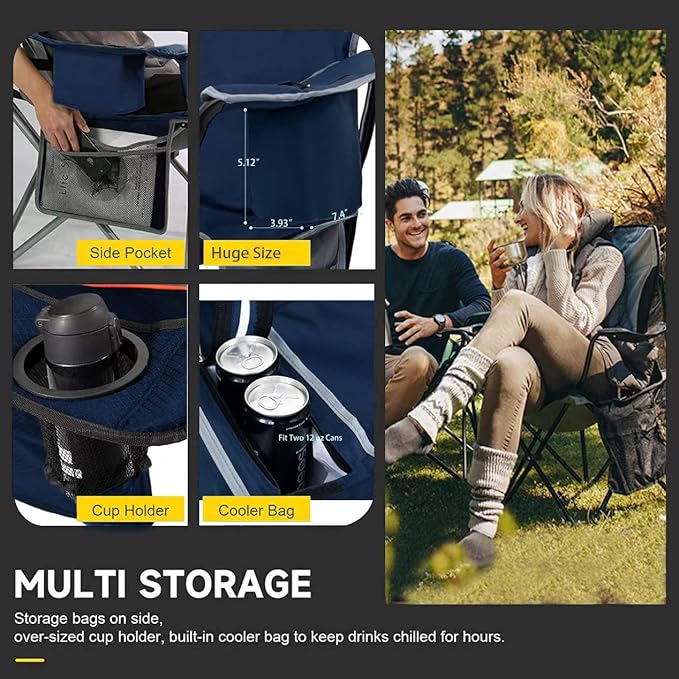 FAIR WIND Oversized Fully Padded Camping Chair - Image 7