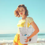LEDAOU Beach Bag Waterproof Sandproof Women Tote Bag Pool Bag - Image 4