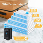 Combo 12 Pack Travel Vacuum Bags - Image 2