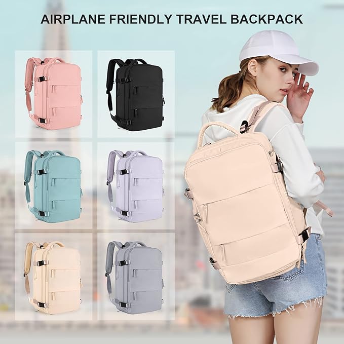 coowoz Travel Backpack For Women Men, Carry On Backpack, Hiking Backpack - Image 8