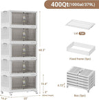 BROVIEW 400Qt Stackable Storage Bins - Image 2