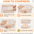 Veken 2/6/9/11 Set Compression Packing Cubes - Image 3