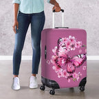 Purple Butterfly Luggage Cover Anti-scratch Baggage Suitcase Protector Fits - Image 4
