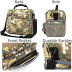 FlowFly Double Layer Cooler Insulated Lunch Bag Adult Lunch Box Large Tote Bag - Image 5