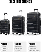 28 Inch Luggage with Spinner Wheels, Large Hard Shell Suitcase, Lightweight PP - Image 7
