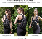 TITECOUGO Small Sling Bag, Lightweight Crossbody Backpack - Image 6