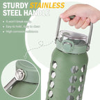 MUKOKO 64oz Glass Water Bottles - Image 2