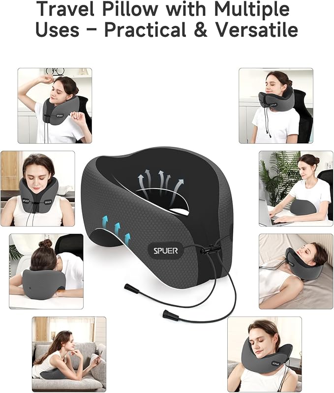 Travel Pillows for Airplanes, Neck Pillow Airplane, Airplane Travel Accessories - Image 3