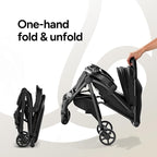 Mompush Lithe V2 Lightweight Travel Stroller, Compact Foldable Baby Stroller - Image 3