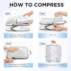 8 Set Compression Packing Cubes - Image 3