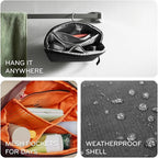 Peak Design Small Wash Pouch, Weatherproof Travel Toiletry Bag, Upright or - Image 4