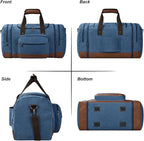 Litvyak Duffle Bag for Travel, 50L Canvas Travel Duffel Bags Overnight Weekend - Image 3