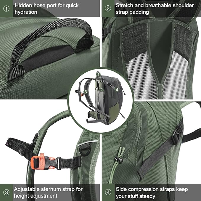KAILAS Q-WIND II 28L Hiking Daypack Waterproof Lightweight Backpack - Image 5
