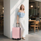 KYME Pink Hardside Carry On Luggage 22x14x9 Airline Approved - Image 8