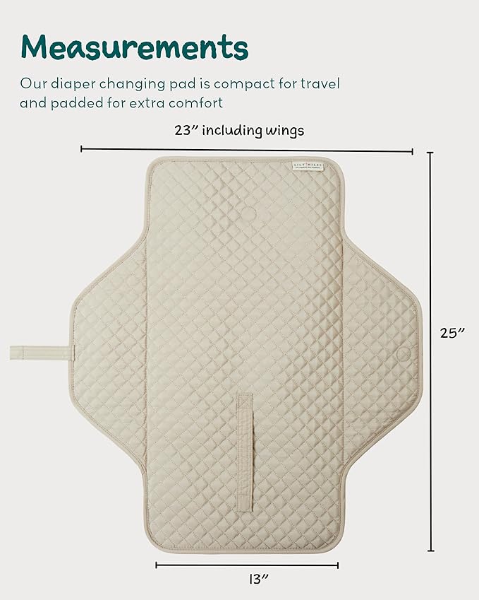 Lily Miles Baby Changing Pad Portable, Diaper Changing Mat - Image 4