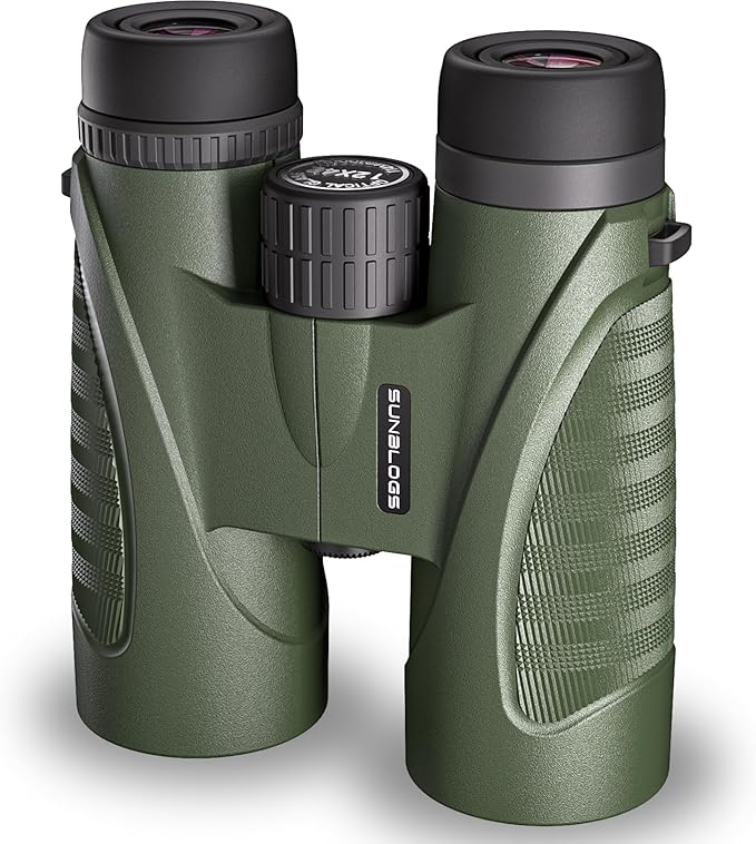 12x42 HD Binoculars for Adults, Super Bright BAK4 Prism High Powered Waterproof by SunBlogsArt-HandmadeMetalArtwork