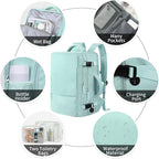 Hanples Large Travel Backpack for Women as Person Item Flight Approved - Image 5