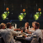 Frog Solar Outdoor Hanging Lantern Creative Small Sculpture Lights Durable - Image 2