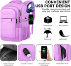Lapsouno Large Laptop Backpack, Travel Laptop Backpack, 17.3 Inch Carry on - Image 4