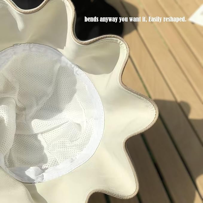 Wide Brim Hats for Woman Foldable Hats Sun Hats for Women uv Protection Bowknot - Image 7