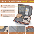 Campfun Luggage Sets 4 Piece, Expandable Carry On Luggage Set Hardshell PP - Image 5