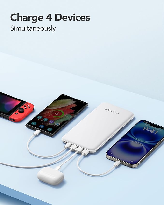Charmast 26800mAh Slim Portable Charger Power Bank, 15W Fast Charging Battery - Image 6