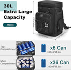 42Cans Cooler Backpack Insulated Leak Proof - Image 2