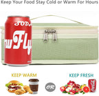 FlowFly Small Insulated Lunch box Portable Soft Bag Mini Cooler Thermal Meal - Image 3