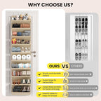 Over the Door Shoe Organizer for Closet, Shoes Rack - Image 7