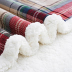 PU MEI Sherpa Fleece Throw Blanket 80" x 90" Reversible Plush Fluffy Large Big - Image 5
