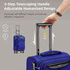 SHOWKOO Luggage Sets 3 Piece Softside Expandable Lightweight Durable Suitcase - Image 4