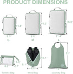 Cipway Compression Packing Cubes Mesh, Lightweight Luggage Organizer Bags - Image 4