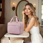 Travel Toiletry Makeup Bag for Women Hanging Toiletry Bag Cosmetic Organizer - Image 2