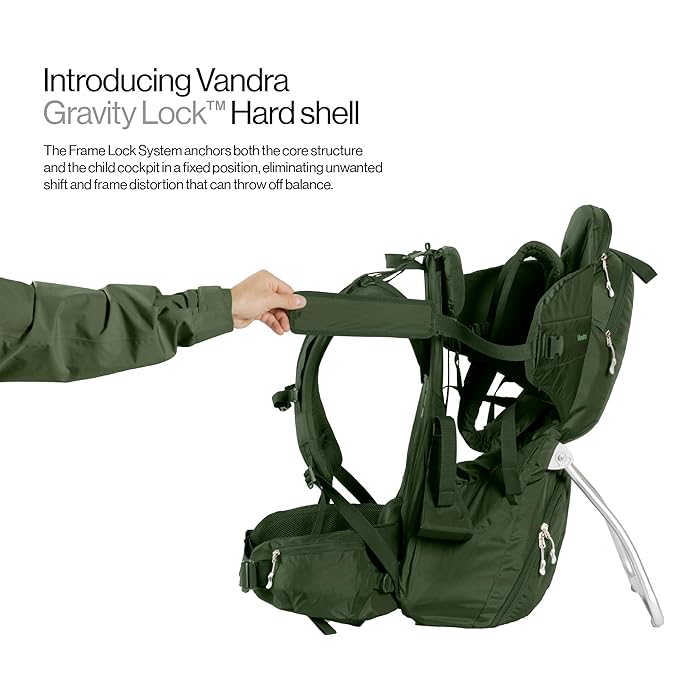 Vandra™ Forest - Scandinavian Hiking Baby Carrier Backpack - Gravity Lock™ - Image 4