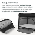 UPPAbaby Remi Playard | Deluxe 3-in-1 Portable Playard, Bedside Bassinet + - Image 4