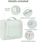 Narwey Striped Hanging Travel Toiletry Bag - Image 6