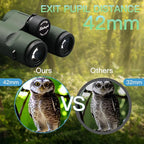 10x42EDII Compact Binoculars for Adults – High-Powered BAK4 Prisms, Diamond - Image 4
