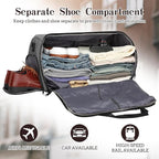 Garment Duffle Bags for Travel, Carry On Garment Duffel Weekender Bag 45L | - Image 2
