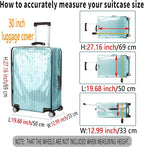Suitcase Covers for Luggage – TSA Approved Clear PVC Luggage Protector Cover - Image 2