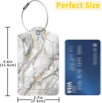 2 Pack Abstract Marble Luggage Tag - Image 2