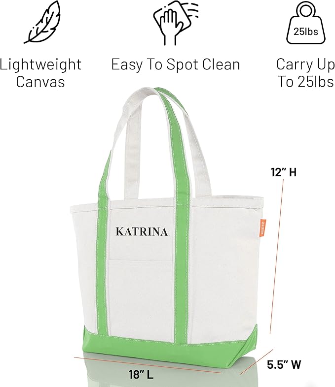 CB STATION Medium Classic Canvas Tote Bag - Image 4