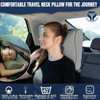 Travel & Camping Comfortable Memory Foam Pillow – Easy to Carry Portable Bag – - Image 5