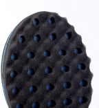 Black Magic Barber Sponge Brush Curl Twist Hair Sponge Big Holes Double-Sided Comb Twist Hair Wave Brush Afro Curling Coil Care Tool Dreads Locking Suitable For Curly Hair Brushes Styling Tools