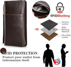 Top Grain Leather Travel Passport Wallet Holder - Image 9