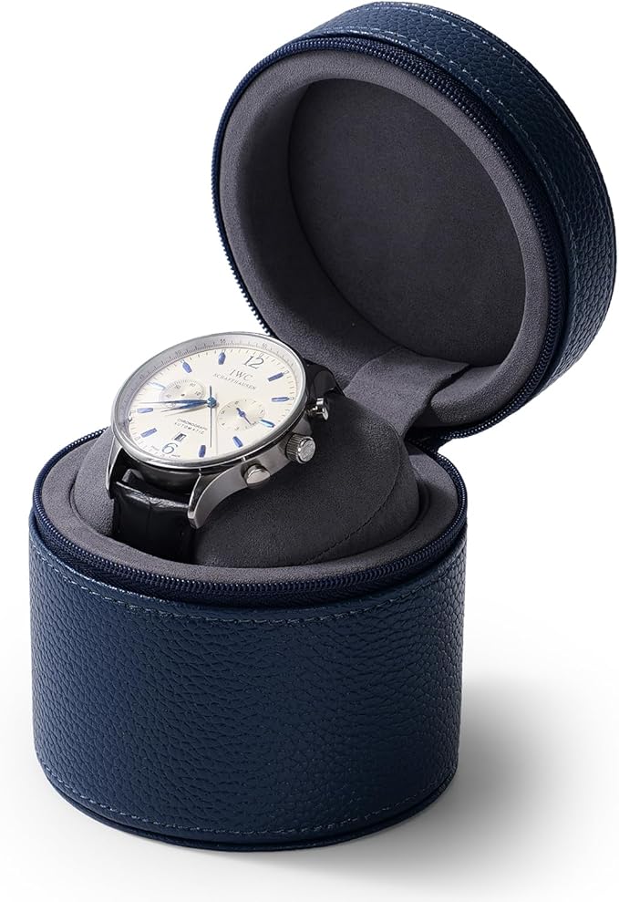 Oirlv Luxury Leather Watch Travel Case Single Watch Case - Image 7