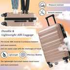 Merax Luggage Set 6 Piece, Hardshell ABS Suitcases - Image 5