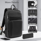 Backpack for Men Slim & Expandable Travel Laptop Backpack - Image 5