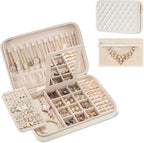 Lolalet Travel Jewelry Case for Women, Travel Jewelry Organizer Box by Lolalet